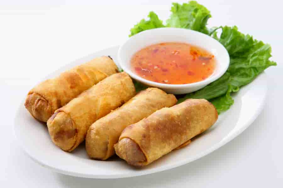 Deep fried spring rolls